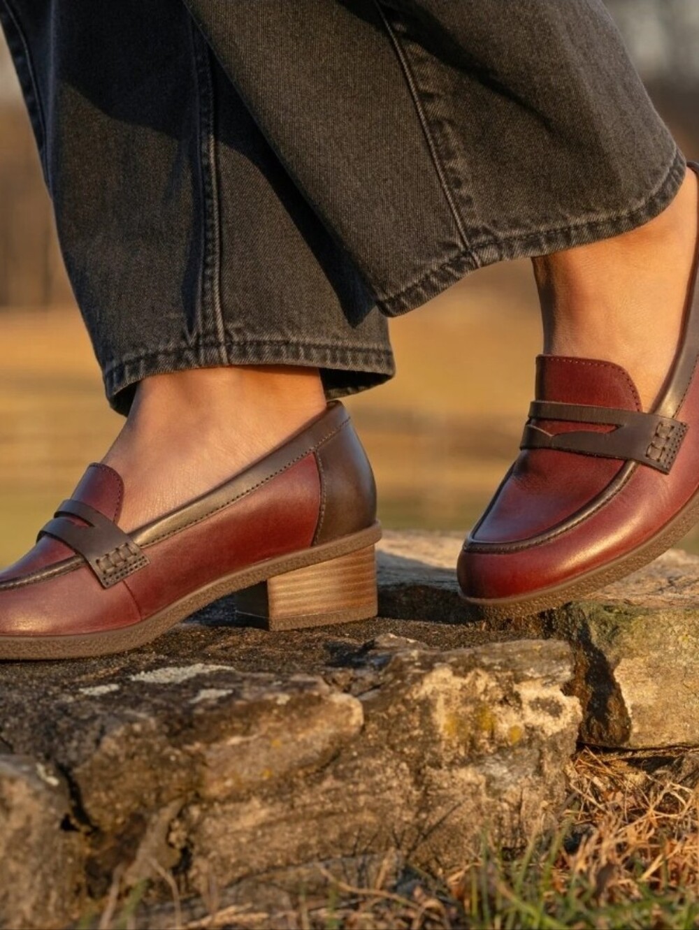 Dansko Danica Plum/Chocolate Waterproof Loafer Leather Women's Sizes NEW